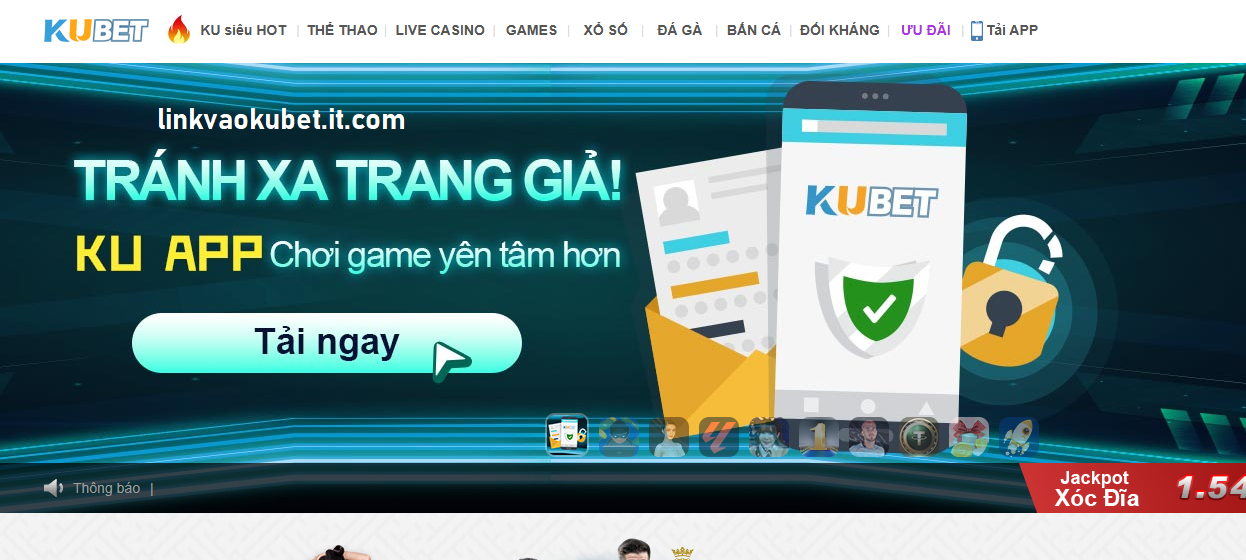 Tránh xa trang giả khi truy cập KUBET